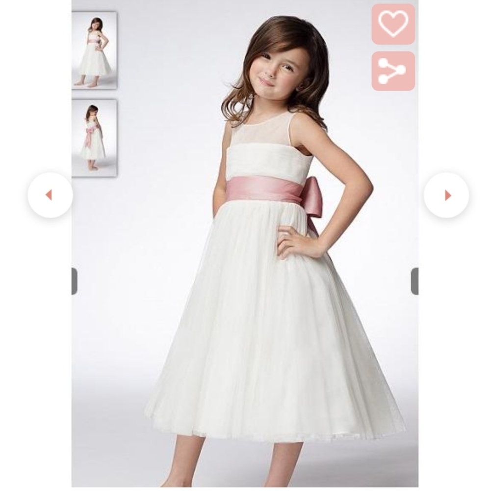 Size 4 Seahorse by watters flower girl dress 42864